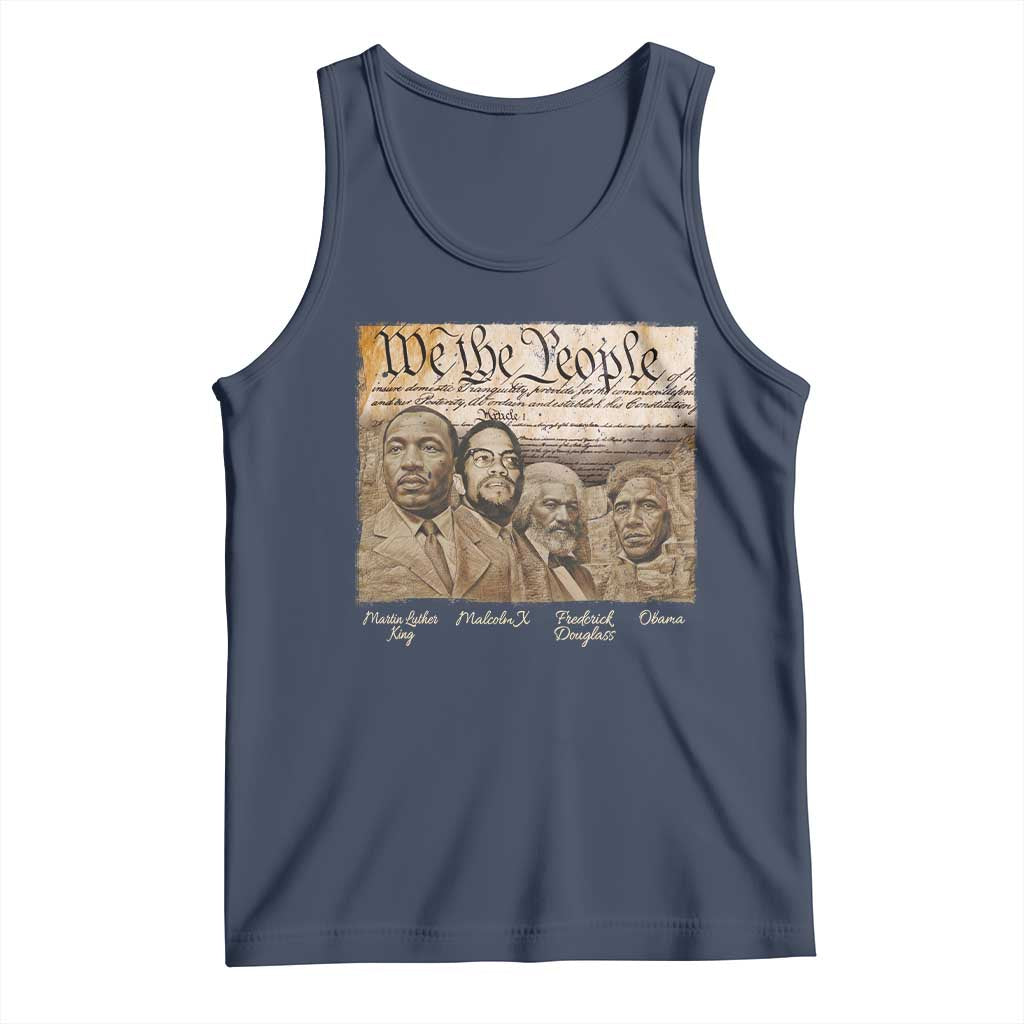 Civil Right Leaders Tank Top Martin Luther King Malcolm X Frederick Douglass Obama Black History Month