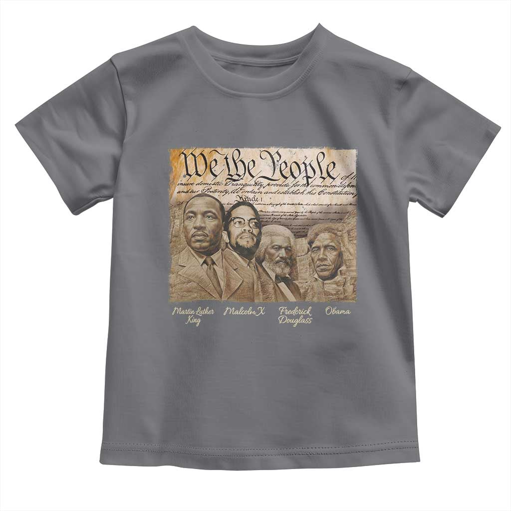 Civil Right Leaders Toddler T Shirt Martin Luther King Malcolm X Frederick Douglass Obama Black History Month