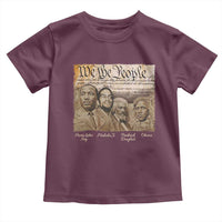 Civil Right Leaders Toddler T Shirt Martin Luther King Malcolm X Frederick Douglass Obama Black History Month