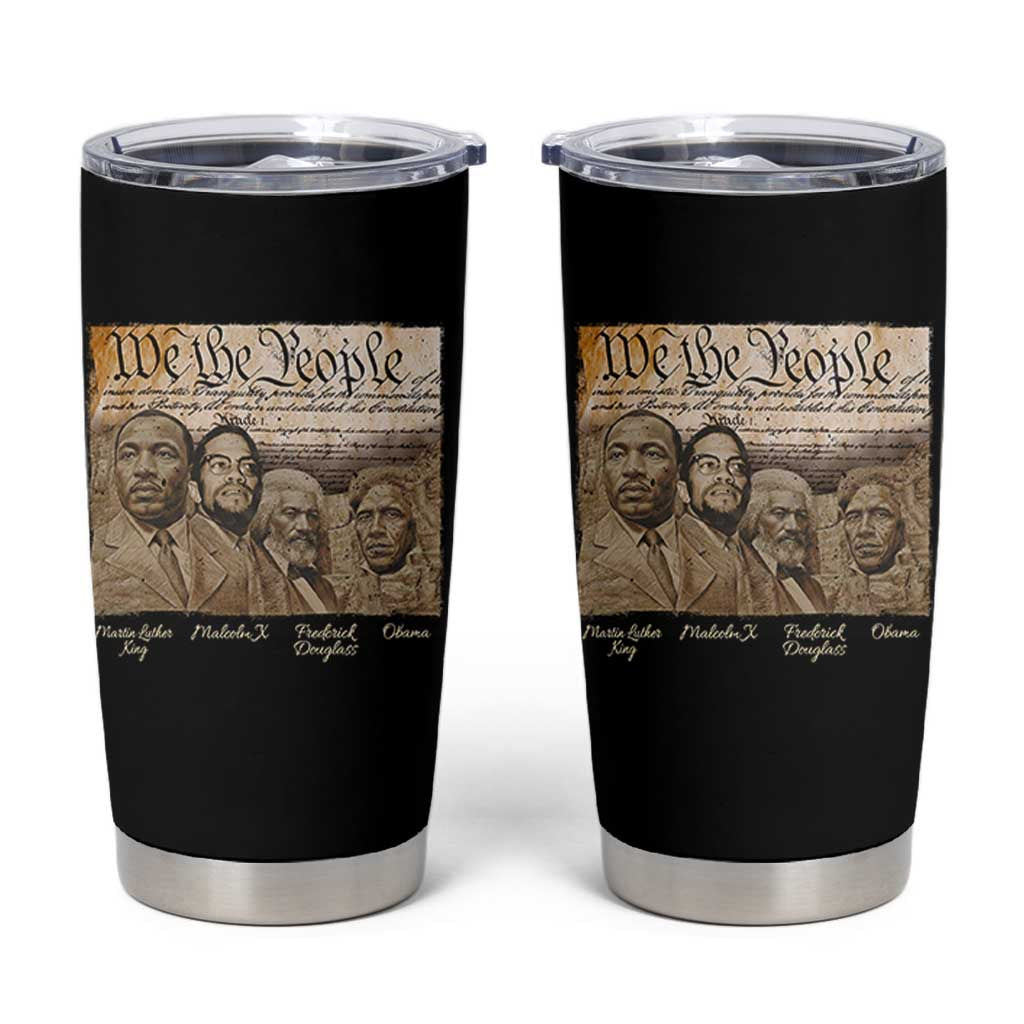 Civil Right Leaders Tumbler Cup Martin Luther King Malcolm X Frederick Douglass Obama Black History Month