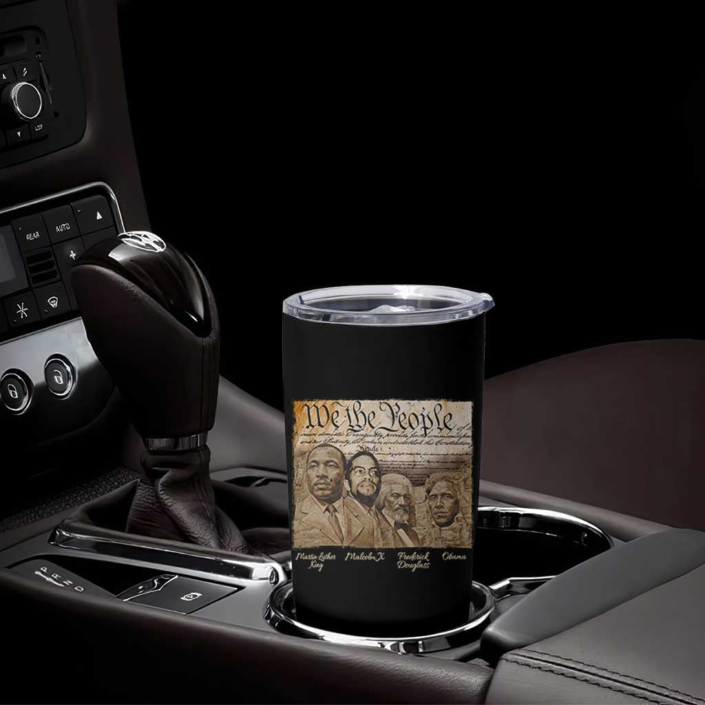 Civil Right Leaders Tumbler Cup Martin Luther King Malcolm X Frederick Douglass Obama Black History Month