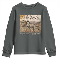 Civil Right Leaders Youth Sweatshirt Martin Luther King Malcolm X Frederick Douglass Obama Black History Month