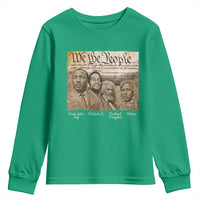Civil Right Leaders Youth Sweatshirt Martin Luther King Malcolm X Frederick Douglass Obama Black History Month