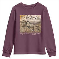 Civil Right Leaders Youth Sweatshirt Martin Luther King Malcolm X Frederick Douglass Obama Black History Month