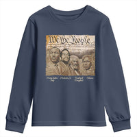 Civil Right Leaders Youth Sweatshirt Martin Luther King Malcolm X Frederick Douglass Obama Black History Month