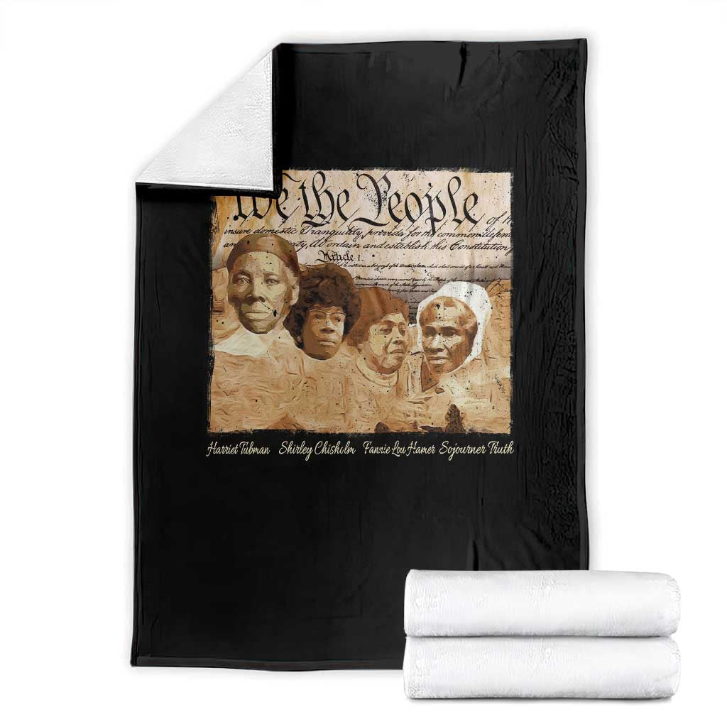 Black Women Leaders Throw Blanket Harriet Tubman Shirley Fannie Hamer Sojourner Truth Black History Month