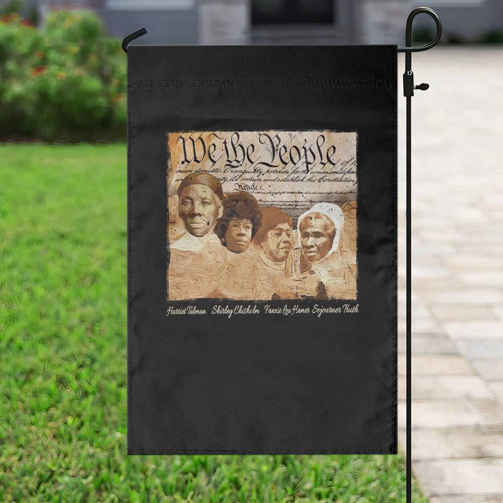 Black Women Leaders Garden Flag Harriet Tubman Shirley Fannie Hamer Sojourner Truth Black History Month