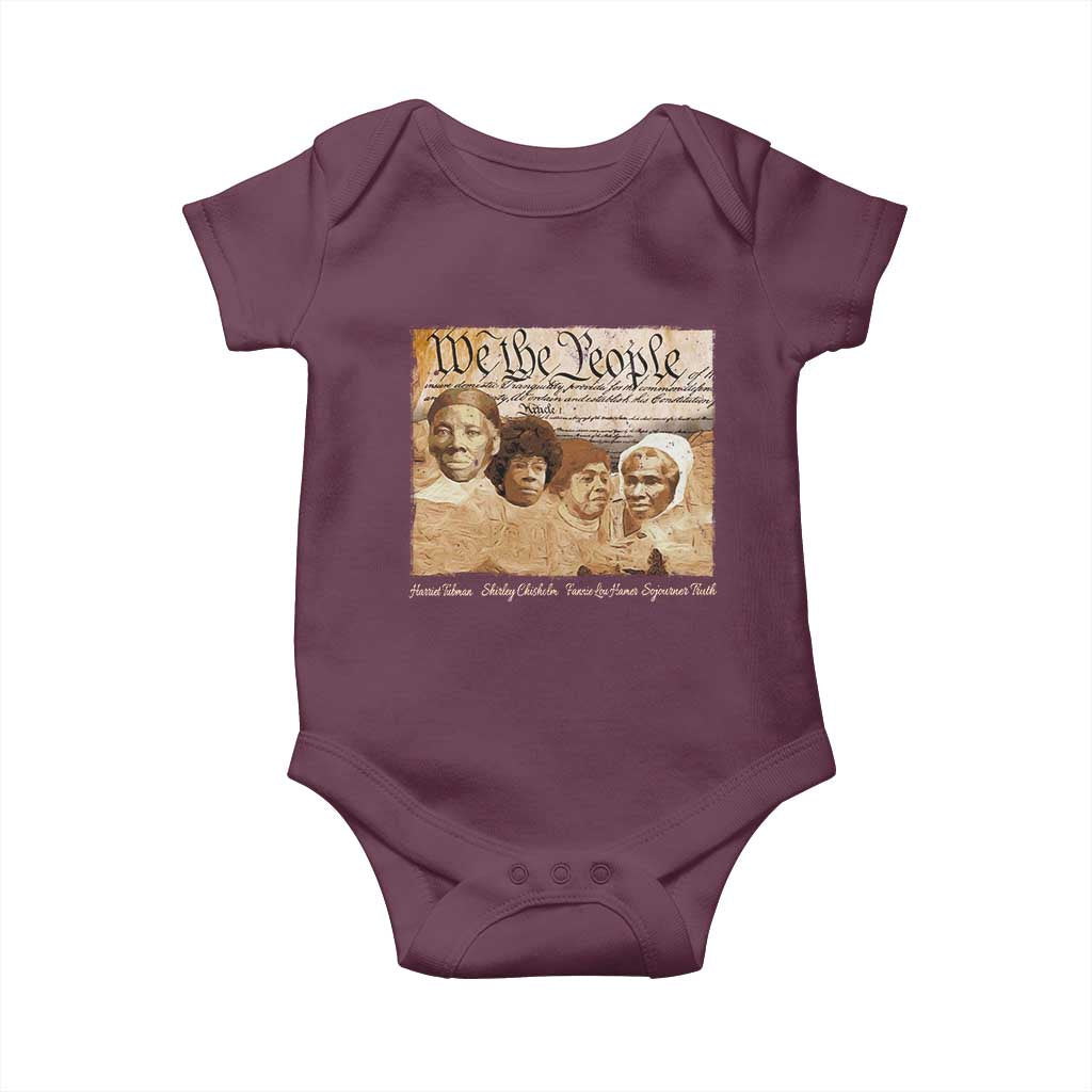 Black Women Leaders Baby Onesie Harriet Tubman Shirley Fannie Hamer Sojourner Truth Black History Month