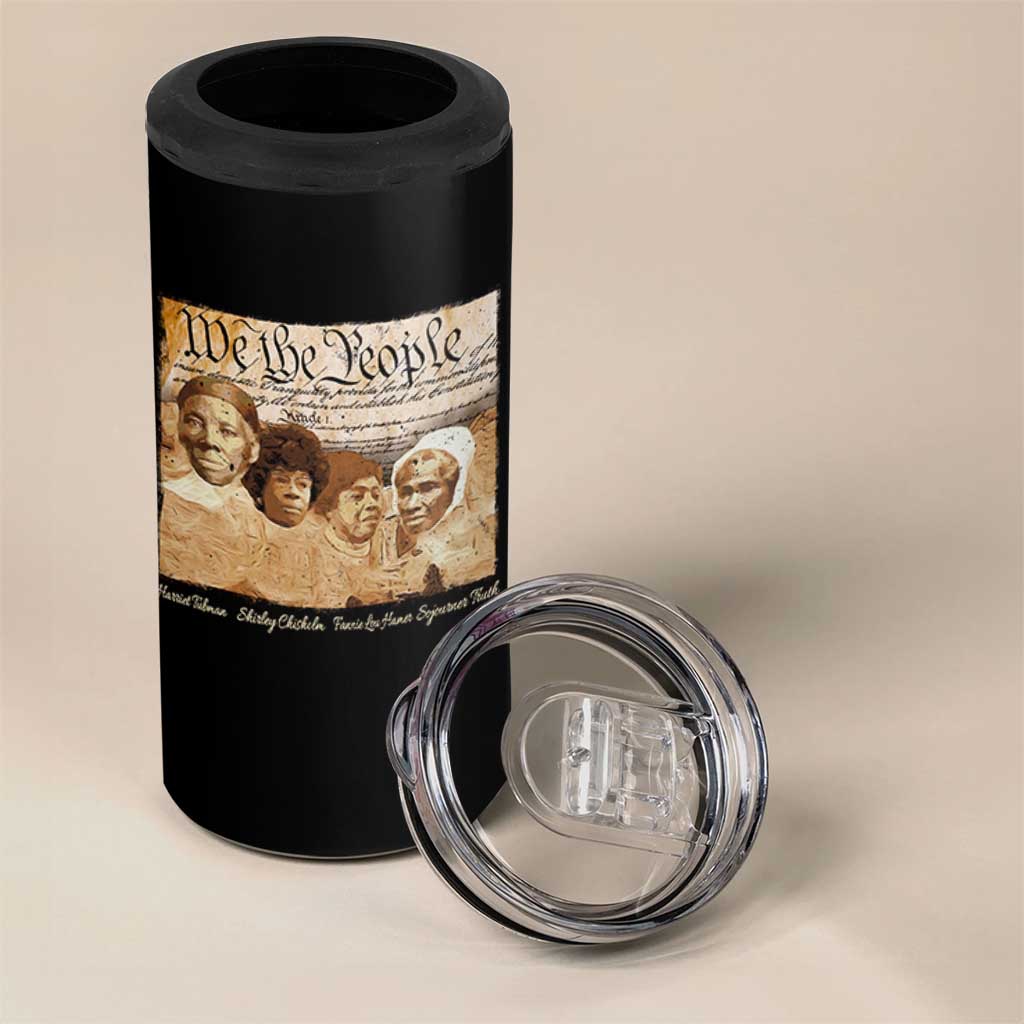 Black Women Leaders 4 in 1 Can Cooler Tumbler Harriet Tubman Shirley Fannie Hamer Sojourner Truth Black History Month