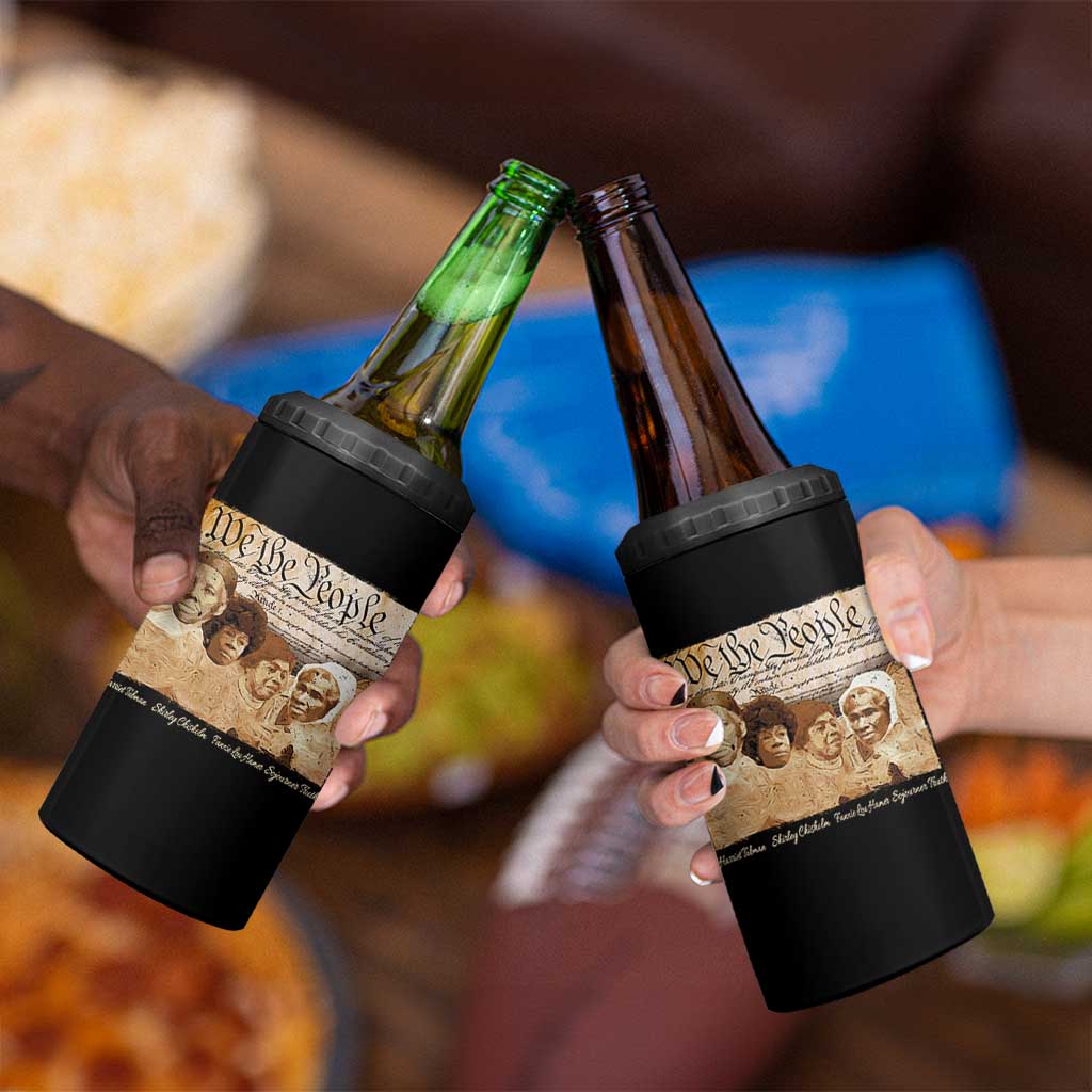 Black Women Leaders 4 in 1 Can Cooler Tumbler Harriet Tubman Shirley Fannie Hamer Sojourner Truth Black History Month