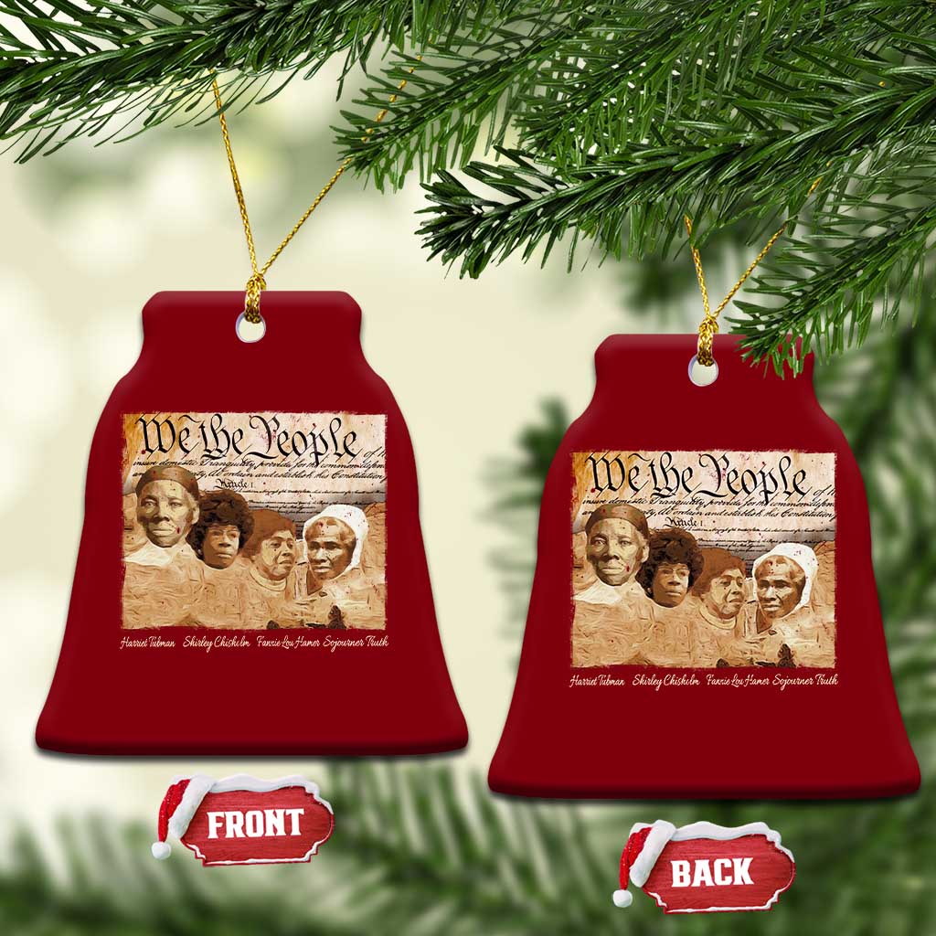 Black Women Leaders Ceramic Ornament Harriet Tubman Shirley Fannie Hamer Sojourner Truth Black History Month