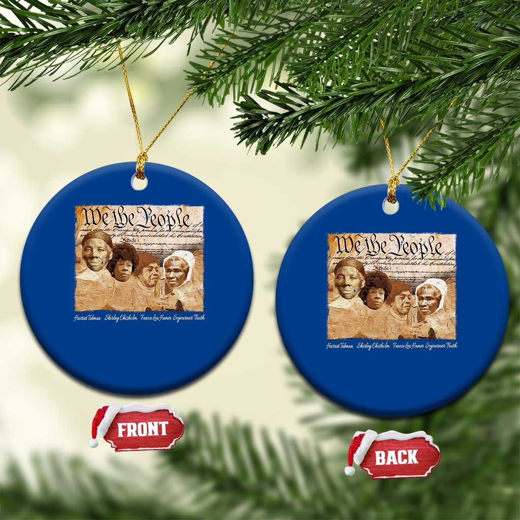 Black Women Leaders Ceramic Ornament Harriet Tubman Shirley Fannie Hamer Sojourner Truth Black History Month