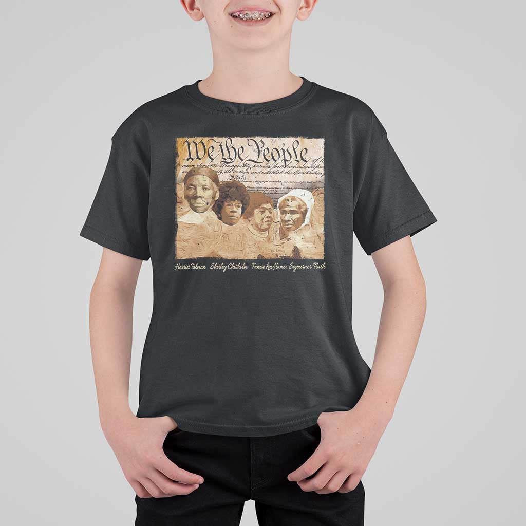 Black Women Leaders T Shirt For Kid Harriet Tubman Shirley Fannie Hamer Sojourner Truth Black History Month