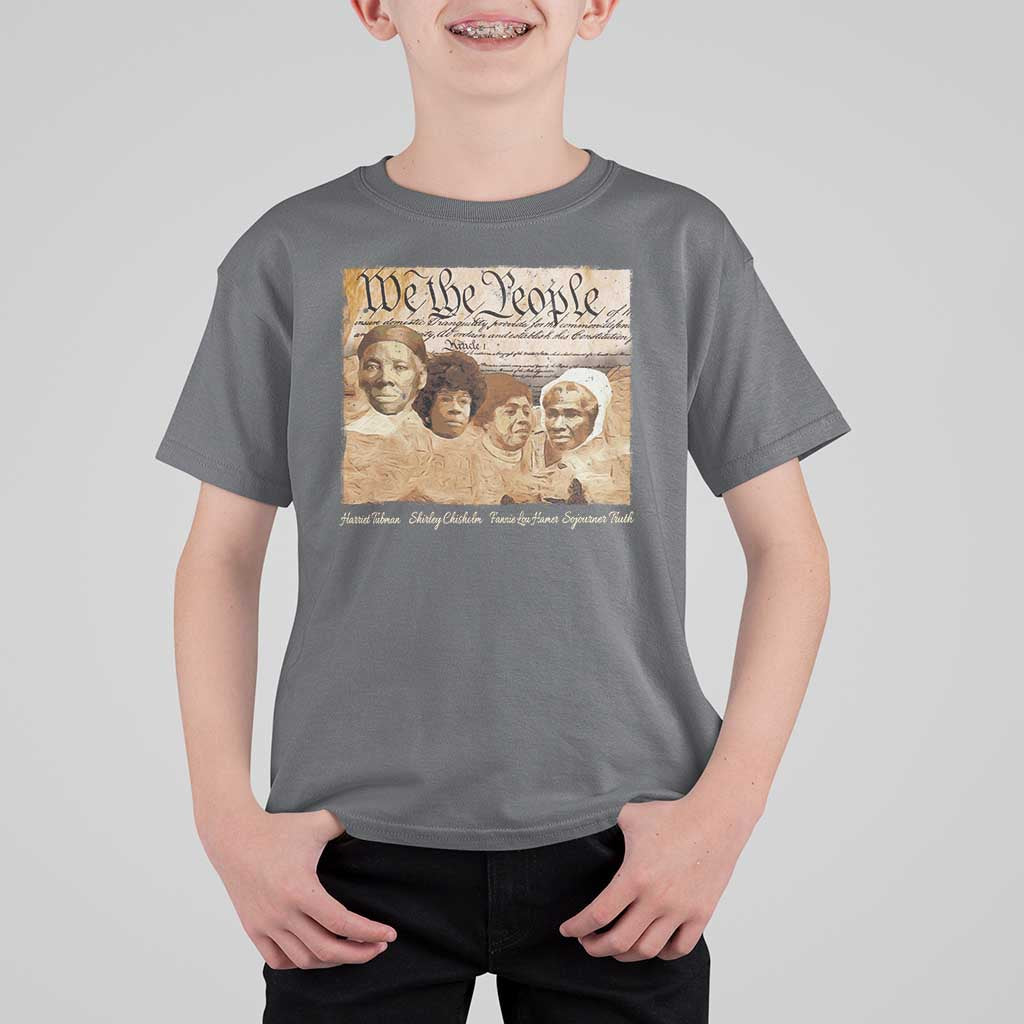Black Women Leaders T Shirt For Kid Harriet Tubman Shirley Fannie Hamer Sojourner Truth Black History Month