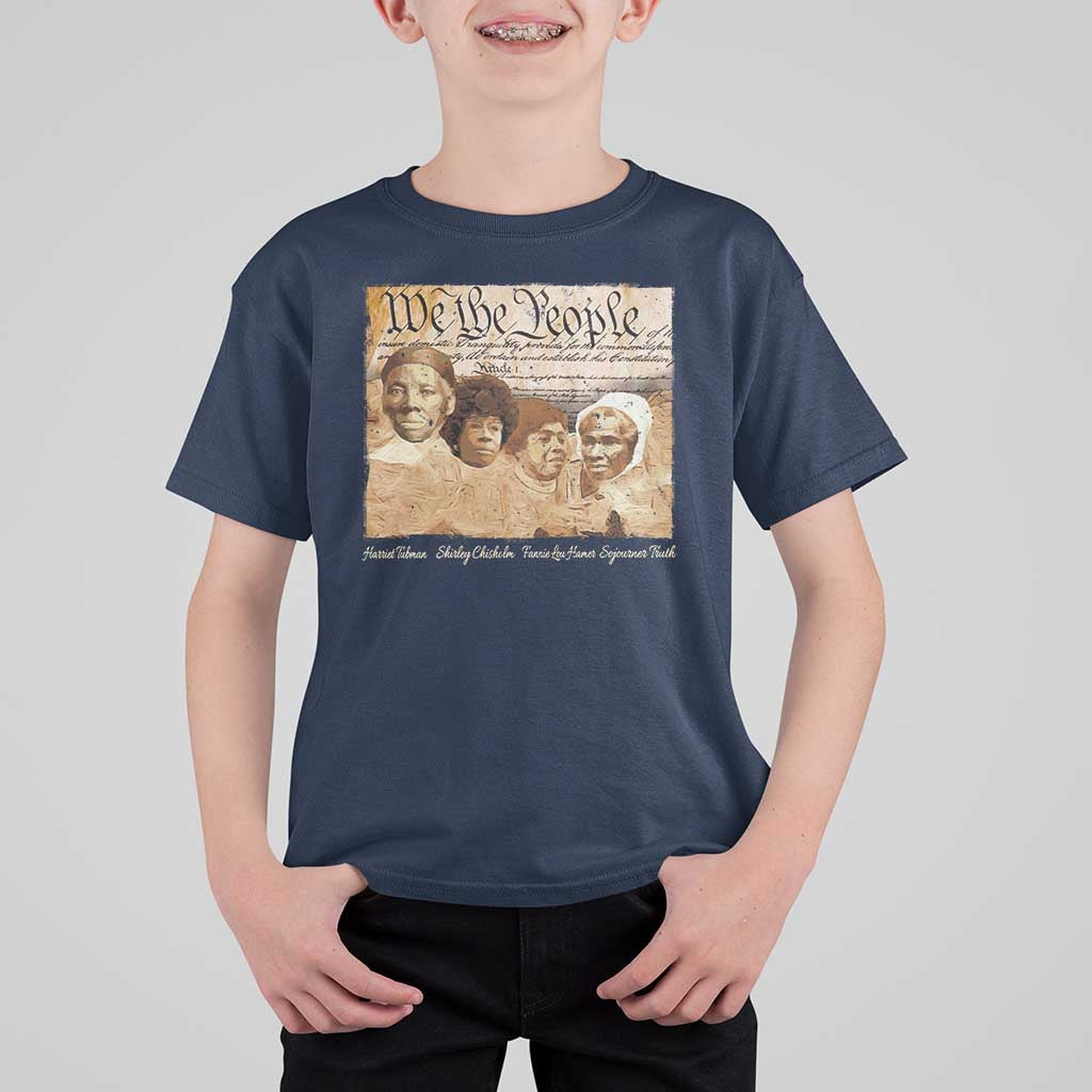 Black Women Leaders T Shirt For Kid Harriet Tubman Shirley Fannie Hamer Sojourner Truth Black History Month