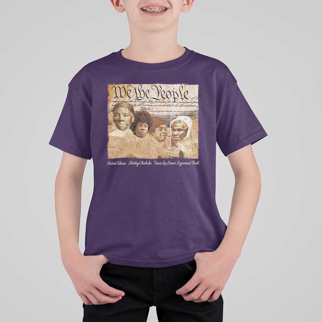 Black Women Leaders T Shirt For Kid Harriet Tubman Shirley Fannie Hamer Sojourner Truth Black History Month