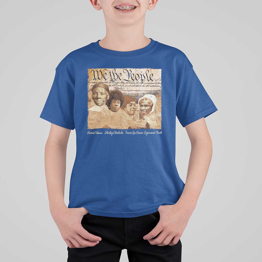 Black Women Leaders T Shirt For Kid Harriet Tubman Shirley Fannie Hamer Sojourner Truth Black History Month