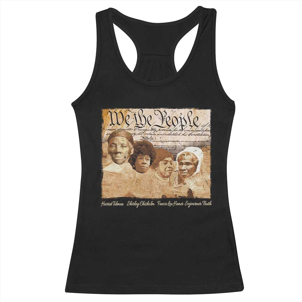Black Women Leaders Racerback Tank Top Harriet Tubman Shirley Fannie Hamer Sojourner Truth Black History Month