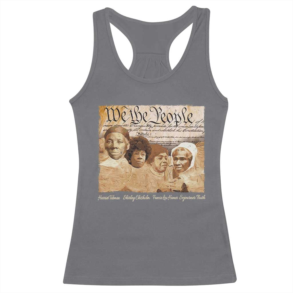 Black Women Leaders Racerback Tank Top Harriet Tubman Shirley Fannie Hamer Sojourner Truth Black History Month