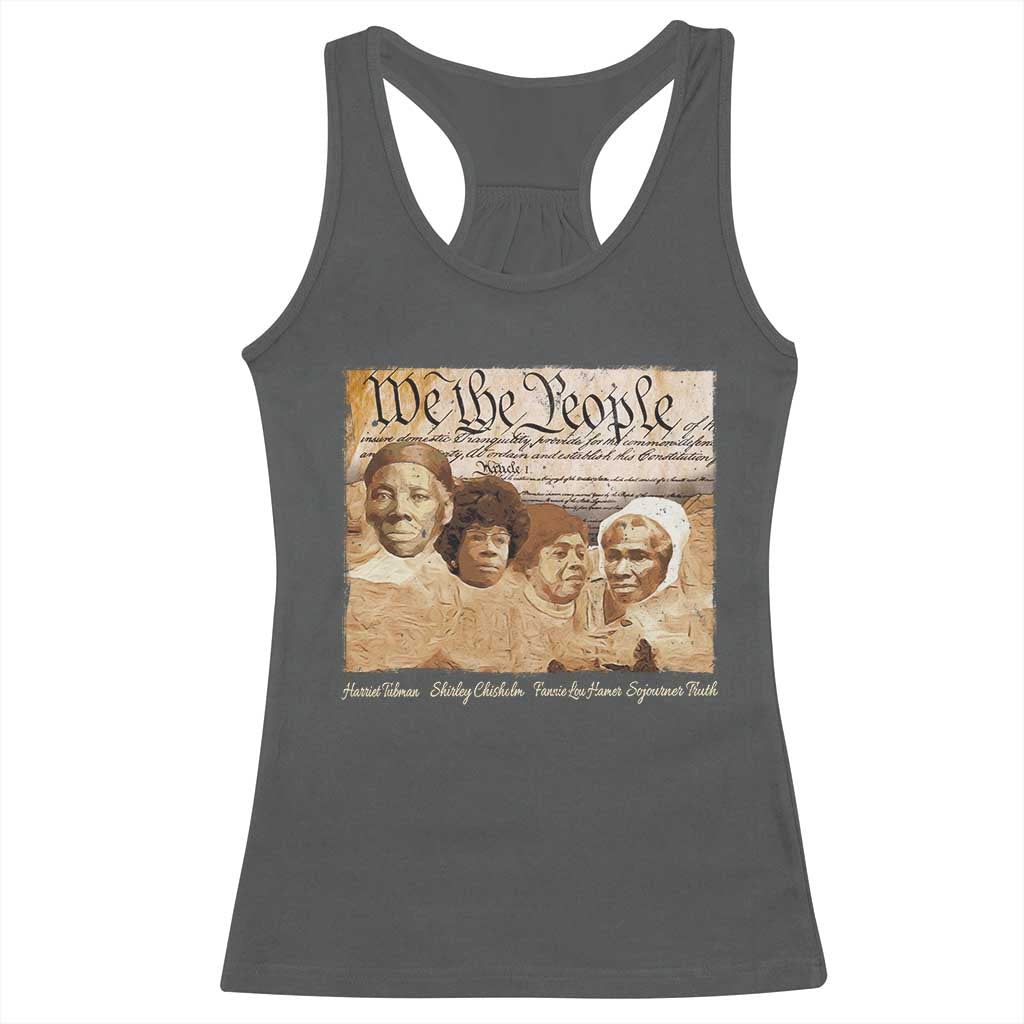 Black Women Leaders Racerback Tank Top Harriet Tubman Shirley Fannie Hamer Sojourner Truth Black History Month