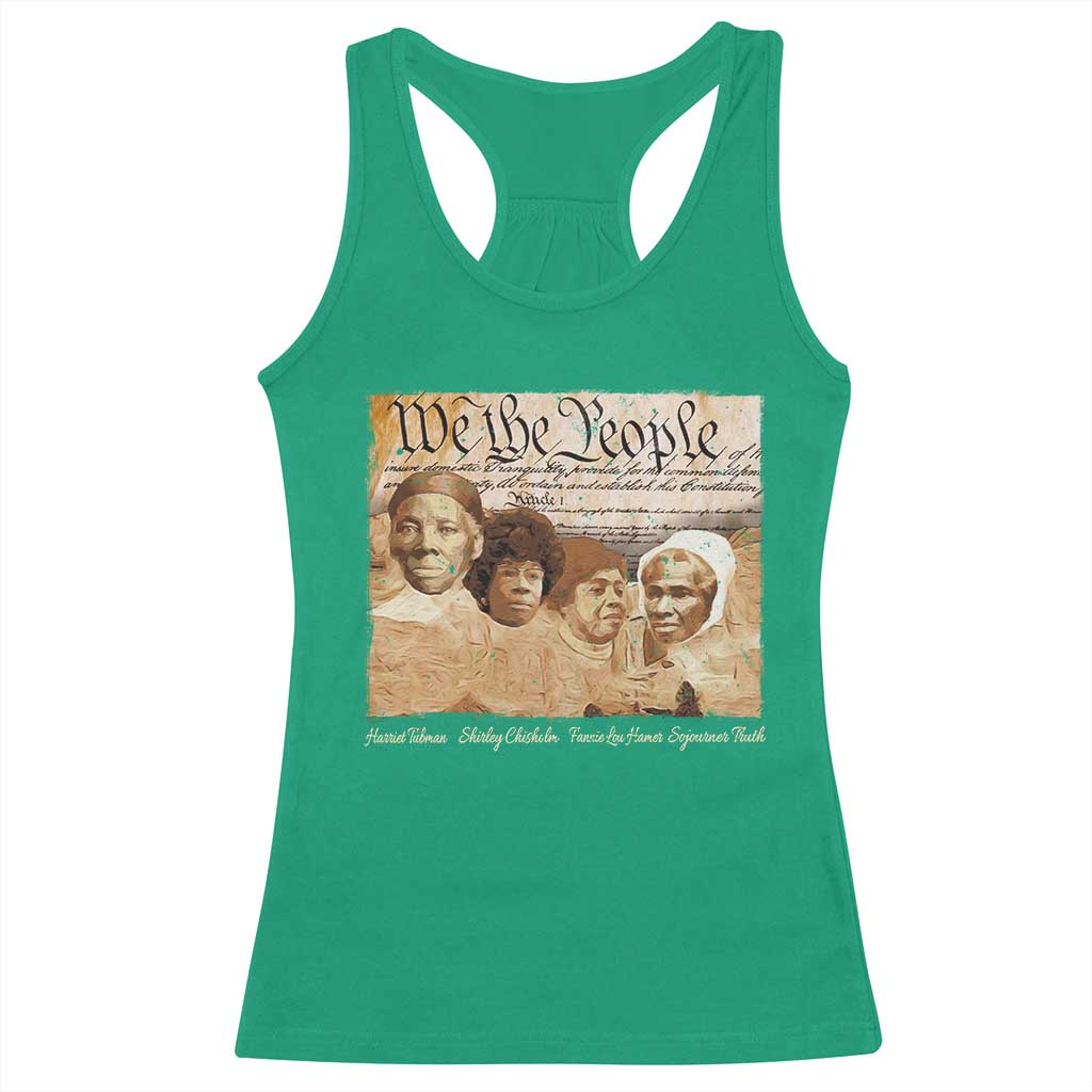 Black Women Leaders Racerback Tank Top Harriet Tubman Shirley Fannie Hamer Sojourner Truth Black History Month