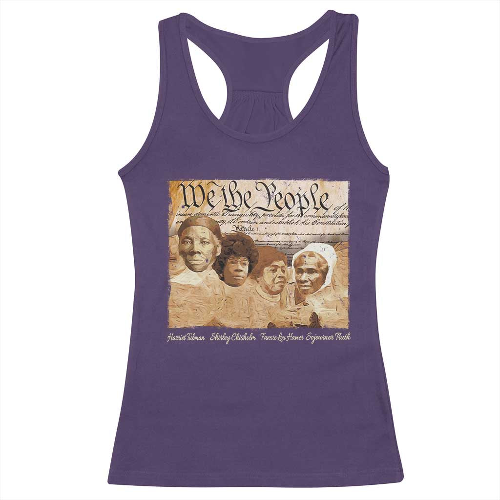 Black Women Leaders Racerback Tank Top Harriet Tubman Shirley Fannie Hamer Sojourner Truth Black History Month