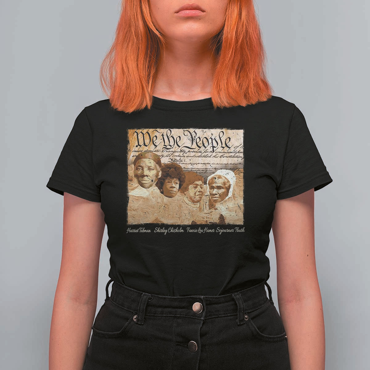 Black Women Leaders T Shirt For Women Harriet Tubman Shirley Fannie Hamer Sojourner Truth Black History Month