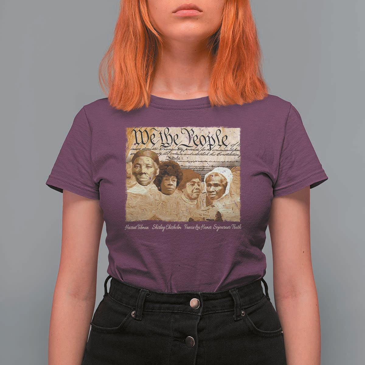 Black Women Leaders T Shirt For Women Harriet Tubman Shirley Fannie Hamer Sojourner Truth Black History Month