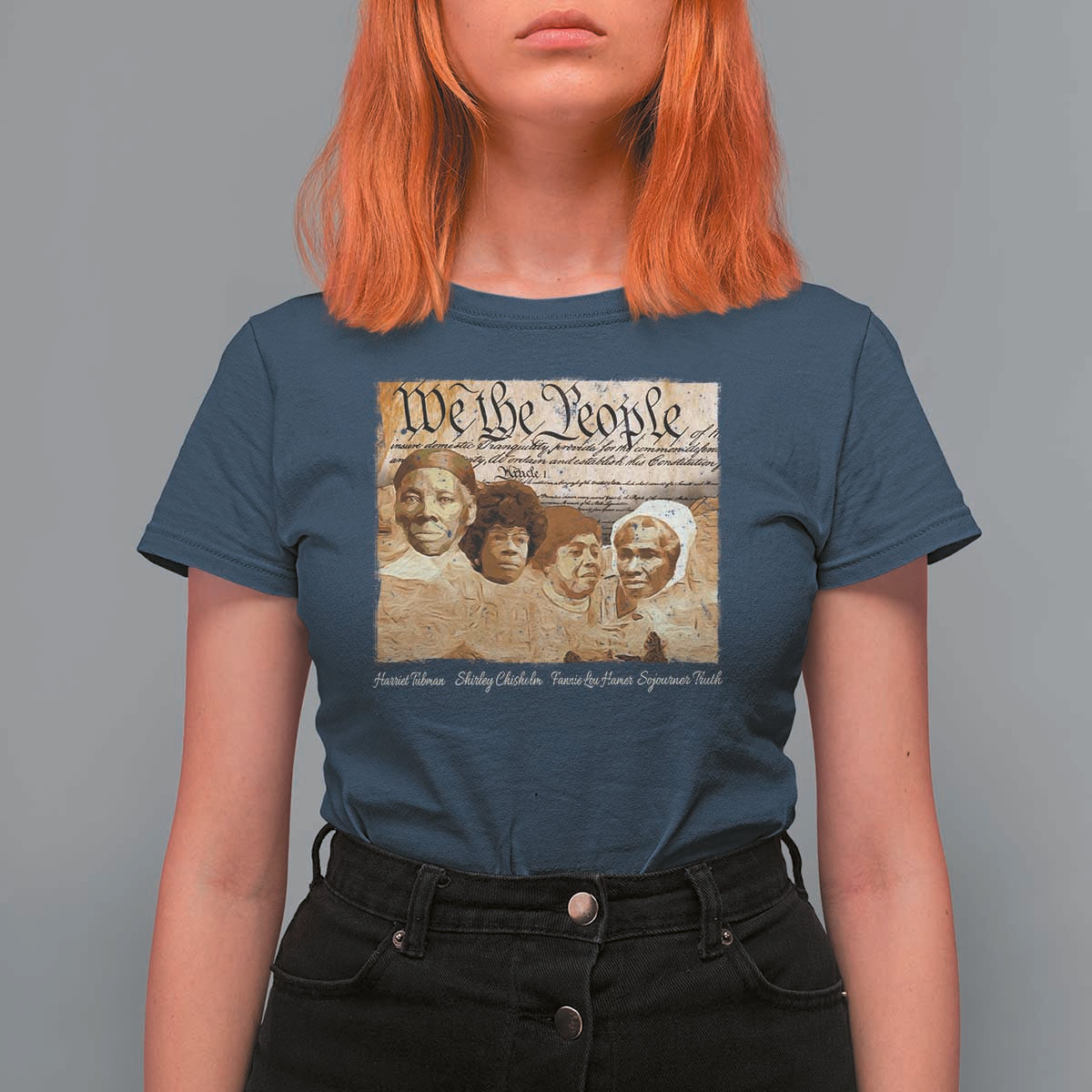 Black Women Leaders T Shirt For Women Harriet Tubman Shirley Fannie Hamer Sojourner Truth Black History Month