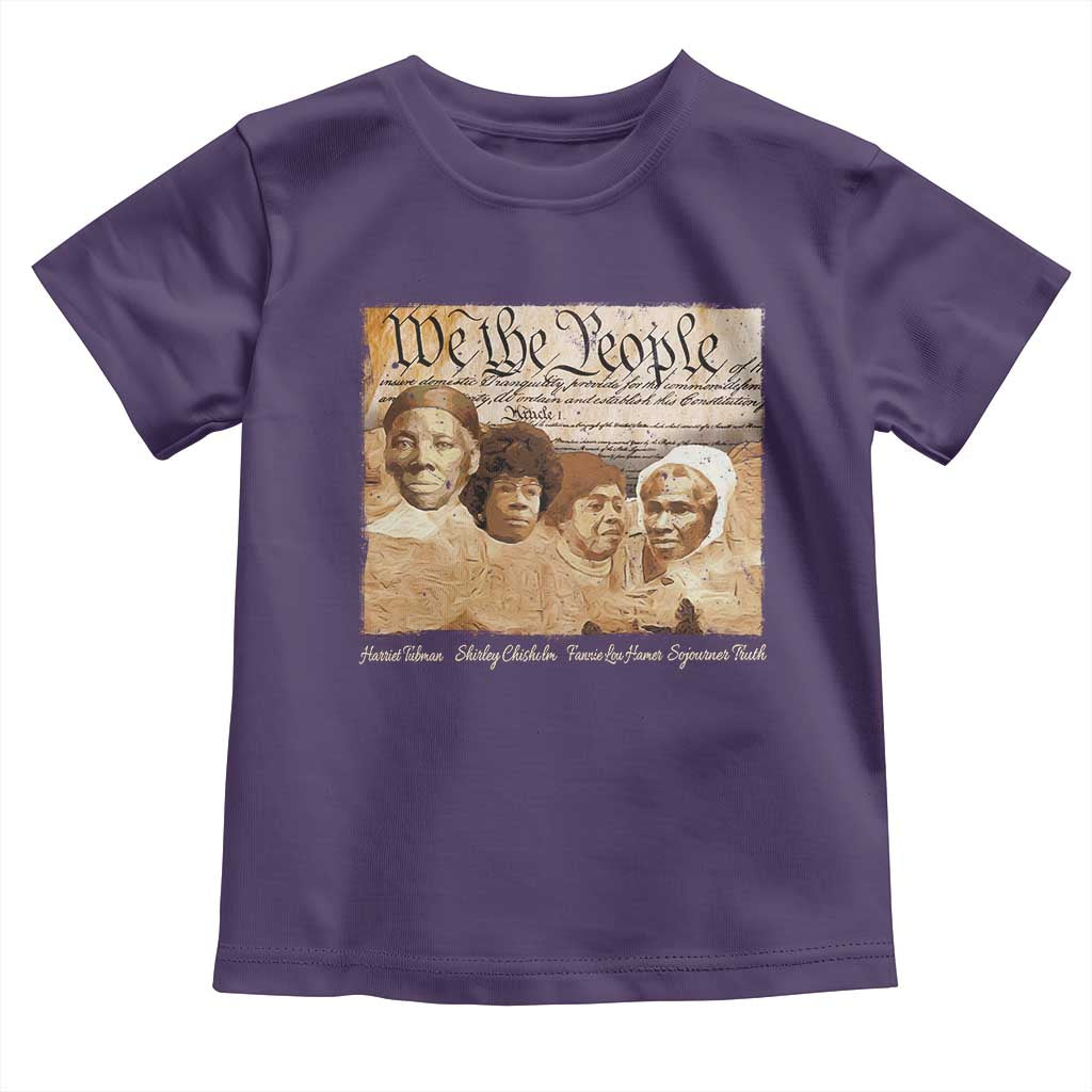 Black Women Leaders Toddler T Shirt Harriet Tubman Shirley Fannie Hamer Sojourner Truth Black History Month