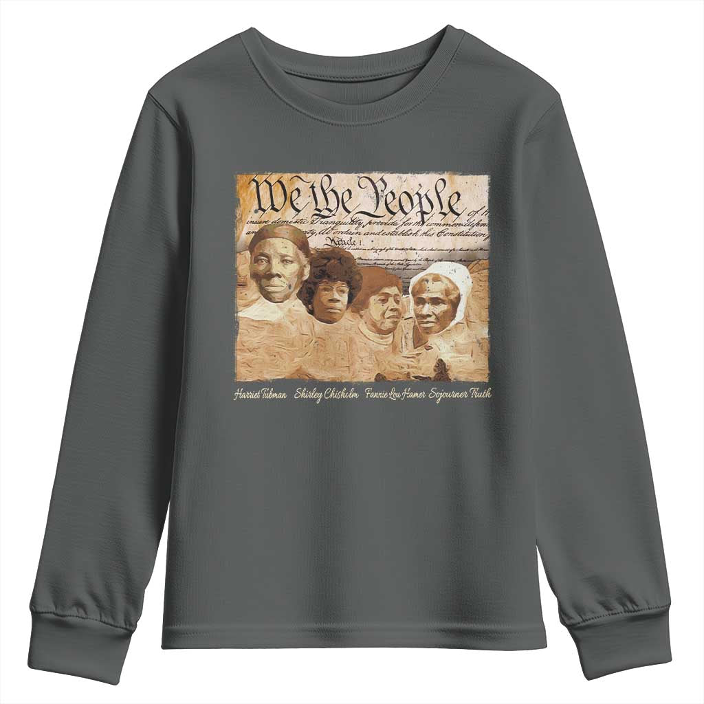 Black Women Leaders Youth Sweatshirt Harriet Tubman Shirley Fannie Hamer Sojourner Truth Black History Month