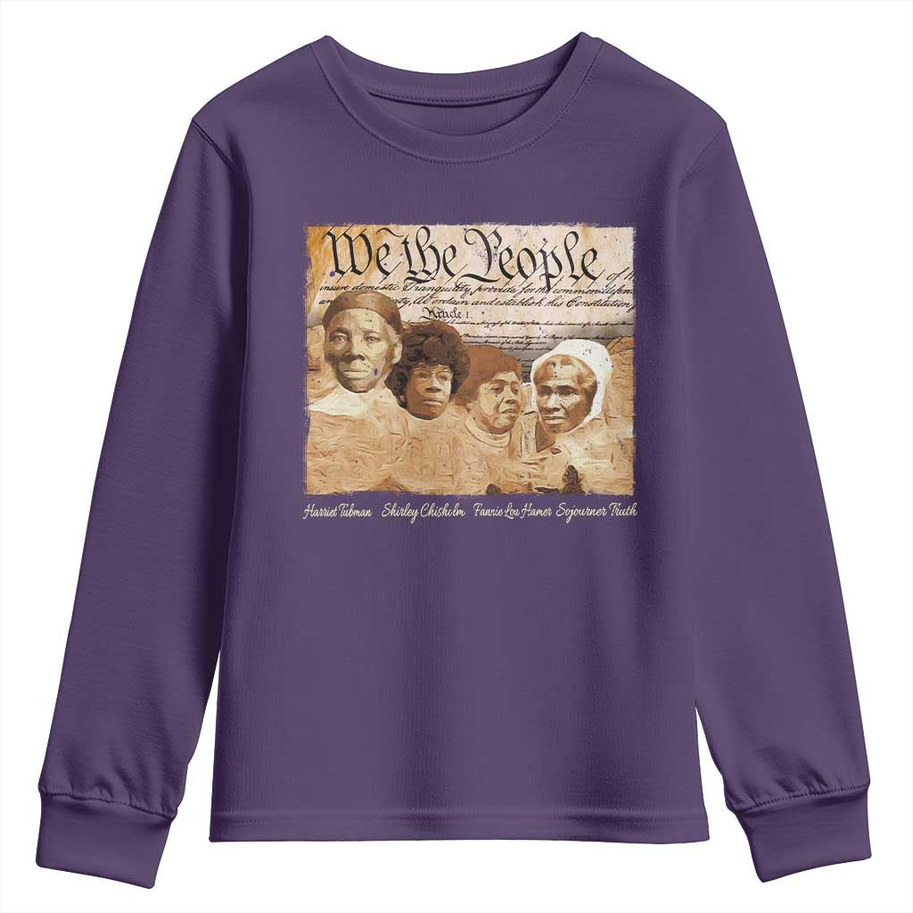 Black Women Leaders Youth Sweatshirt Harriet Tubman Shirley Fannie Hamer Sojourner Truth Black History Month