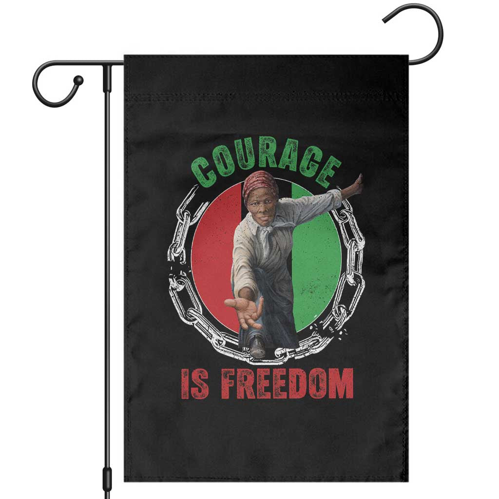 Harriet Tubman Garden Flag Courage Is Freedom Black History Hero