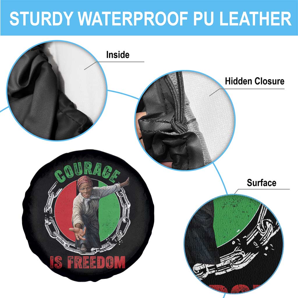 Harriet Tubman Spare Tire Cover Courage Is Freedom Black History Hero