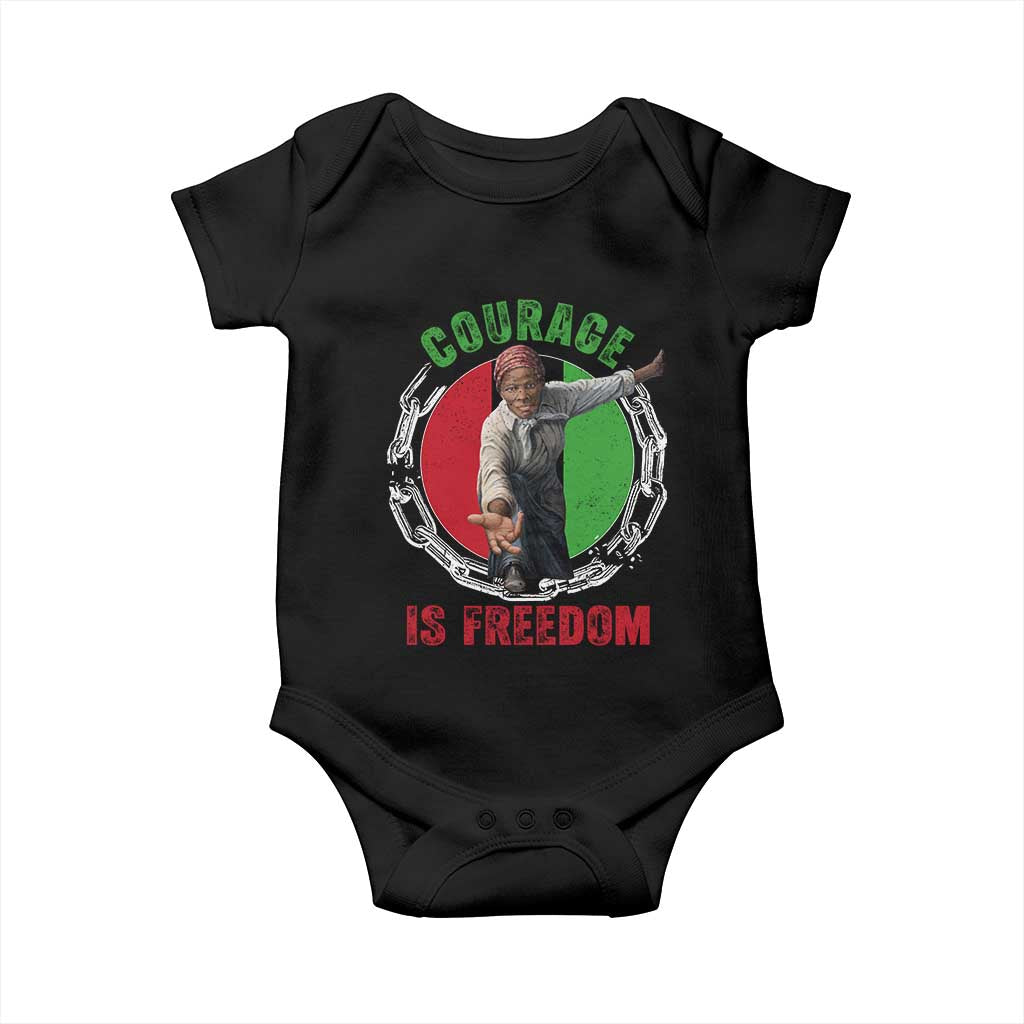 Harriet Tubman Baby Onesie Courage Is Freedom Black History Hero