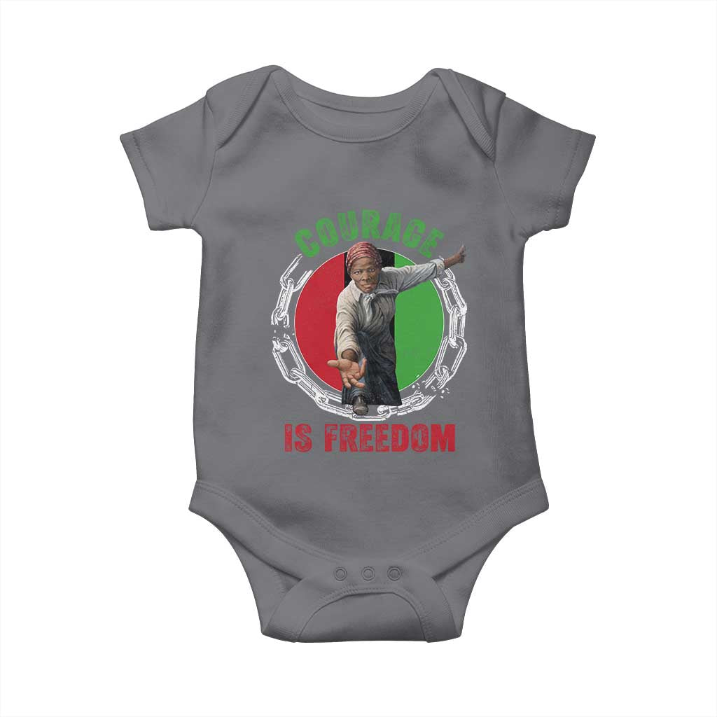 Harriet Tubman Baby Onesie Courage Is Freedom Black History Hero