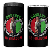 Harriet Tubman 4 in 1 Can Cooler Tumbler Courage Is Freedom Black History Hero