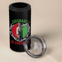 Harriet Tubman 4 in 1 Can Cooler Tumbler Courage Is Freedom Black History Hero