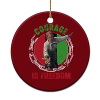 Harriet Tubman Ceramic Ornament Courage Is Freedom Black History Hero