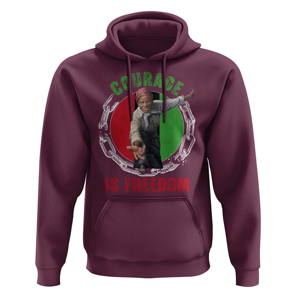 Harriet Tubman Hoodie Courage Is Freedom Black History Hero