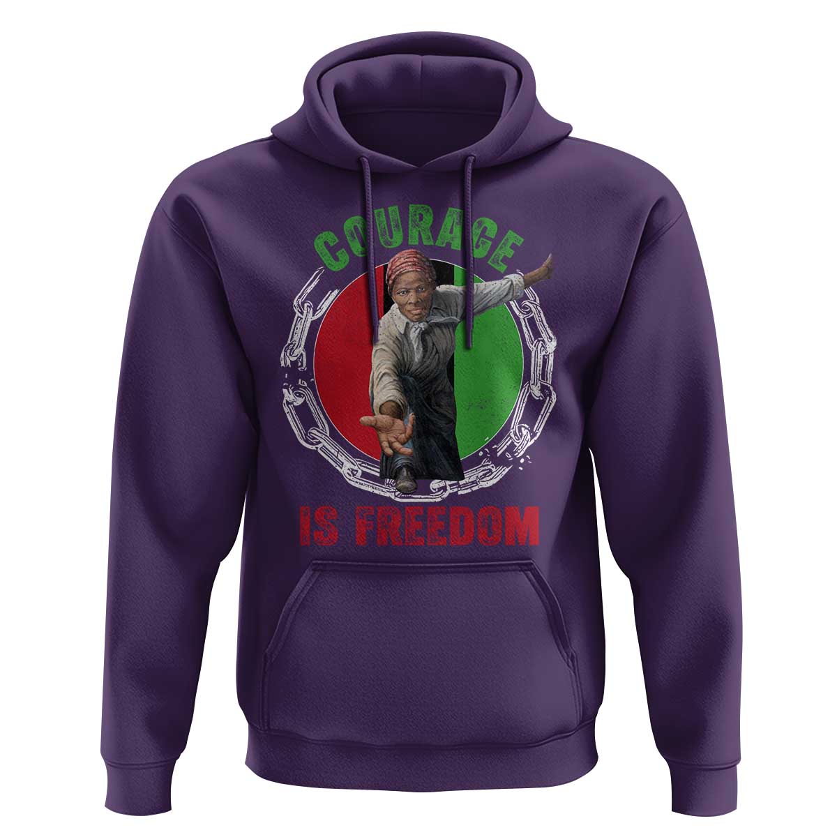 Harriet Tubman Hoodie Courage Is Freedom Black History Hero