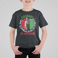 Harriet Tubman T Shirt For Kid Courage Is Freedom Black History Hero