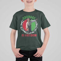Harriet Tubman T Shirt For Kid Courage Is Freedom Black History Hero