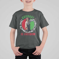 Harriet Tubman T Shirt For Kid Courage Is Freedom Black History Hero