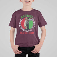Harriet Tubman T Shirt For Kid Courage Is Freedom Black History Hero