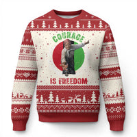 Harriet Tubman Ugly Christmas Sweater Courage Is Freedom Black History Hero
