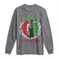 Harriet Tubman Long Sleeve Shirt Courage Is Freedom Black History Hero
