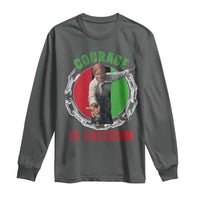 Harriet Tubman Long Sleeve Shirt Courage Is Freedom Black History Hero