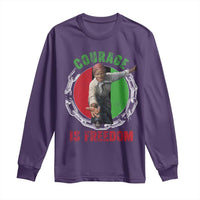 Harriet Tubman Long Sleeve Shirt Courage Is Freedom Black History Hero