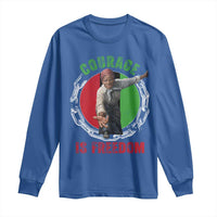 Harriet Tubman Long Sleeve Shirt Courage Is Freedom Black History Hero